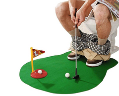 Jeu de golf miniatures - articles de toilette - ensemble de jeu