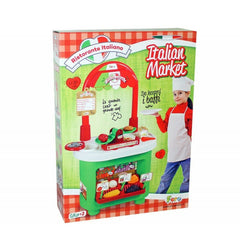 414606 Restaurant du marché italien de 80cm de haut avec balances et accessoires