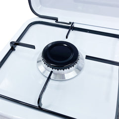 JFG6032 Table cuisson 2 feux gaz avec doublure en acier pour maison pique-nique