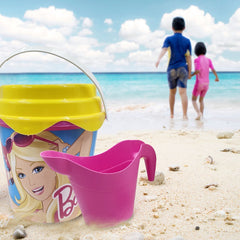 Art.186211 Jeu de plage pour enfants Barbie seau pelle et moule pour la mer