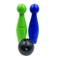 Art.221754 Set de bowling avec 8 quilles et 1 boule plastique noire