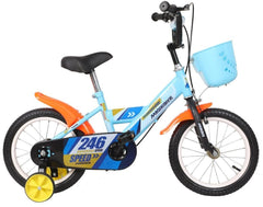 B065 Vélo magique pour enfants taille 16 avec panier et roues 5-7 ans