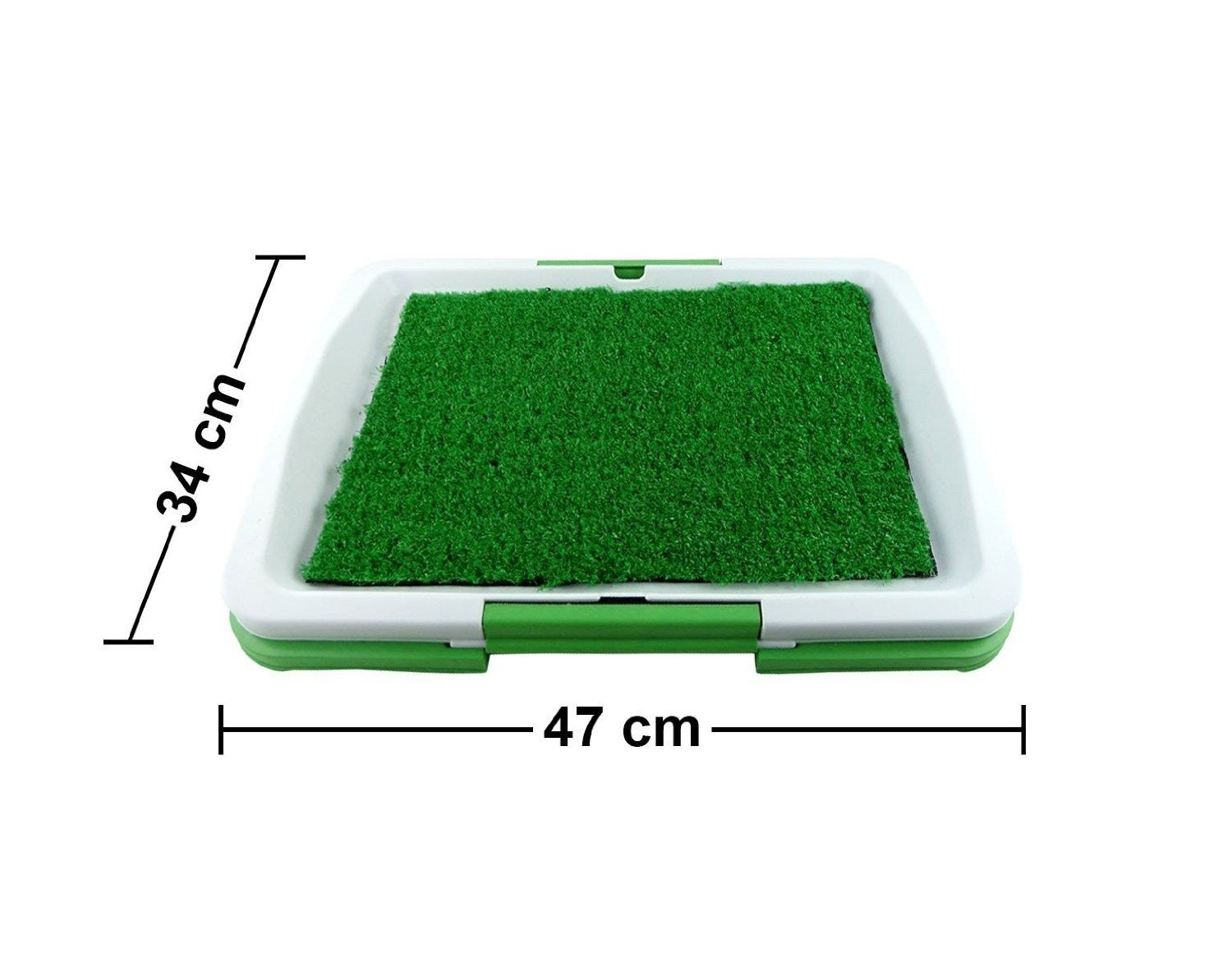 Litière 47x34x6 cm herbe synthétique pour animaux-toilettes-POT PATCH 3 couches