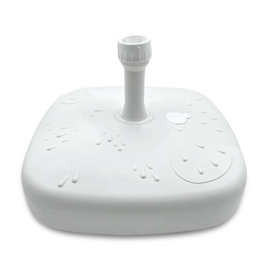 430927 Base parasol en plastique rechargeable à l'eau /sable 18LT pour jardín