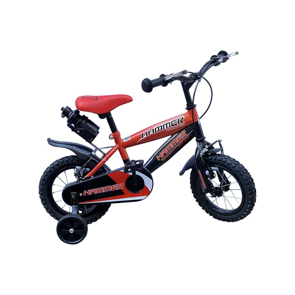 Vélo pour enfants de 4 à 6 ans à cadre en acier de 14”avec bouteille