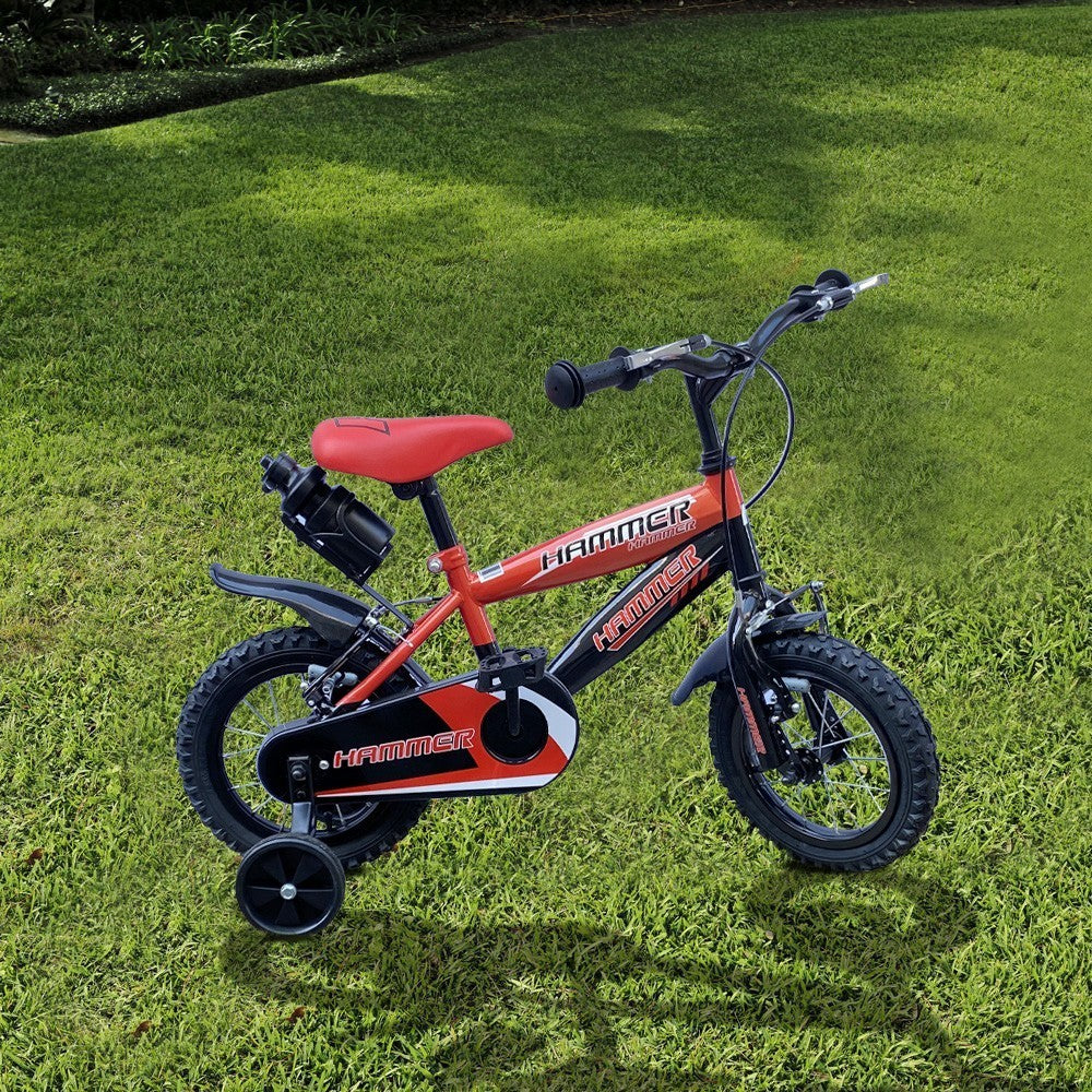 Vélo pour enfants de 4 à 6 ans à cadre en acier de 14”avec bouteille