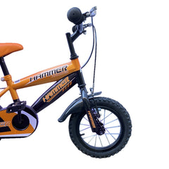 Vélo pour enfants de 5 à 7 ans à cadre en acier Hammer de 16” avec bouteille