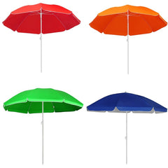 Art.253001 Parasol avec poteau central couleur unie TNT avec couvercle 180 cm