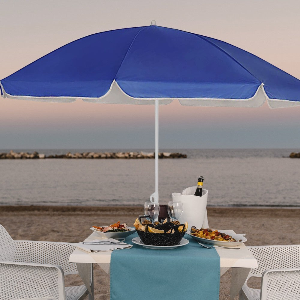 Art.253001 Parasol avec poteau central couleur unie TNT avec couvercle 180 cm