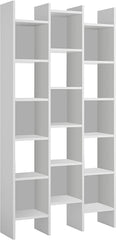 264820 Étagère italienne en bois MDF avec 3 colonnes cubiques 96x25x192 cm