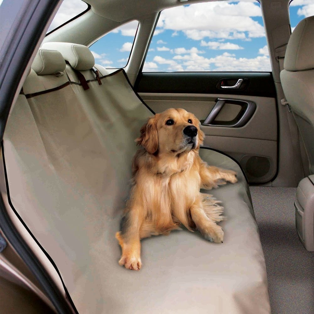 Couverture de protection de siège voiture pour chien en tissu imperméable