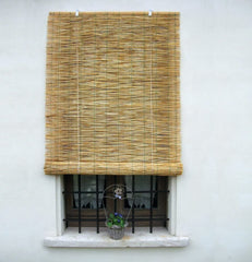 209752 Store en bambou avec poulie résistant aux intempéries 100 x 260 cm