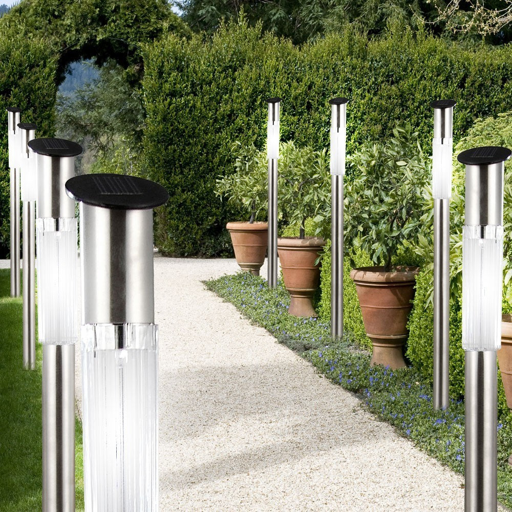 Lampe LED Marqueur de pas H70 1W Lumière Énergie Solaire Éclairage de Jardin