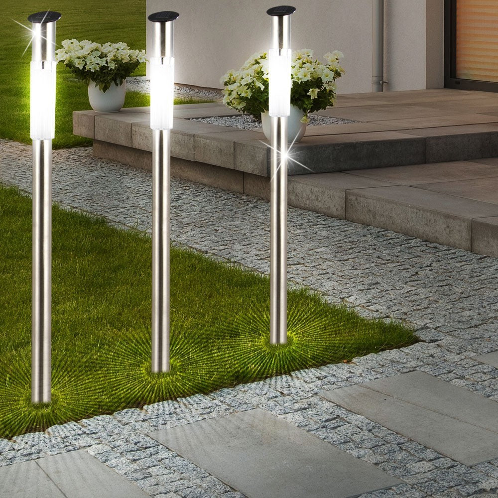 Lampe LED Marqueur de pas H70 1W Lumière Énergie Solaire Éclairage de Jardin