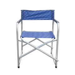 Fauteuil de réalisateur en aluminium FUBUCA pliable Textilene BLEU FANTAISIE