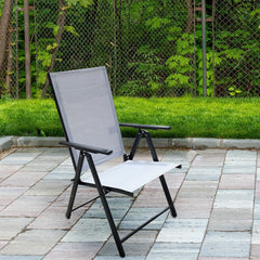 Chaise Relax longue réglable tissu textile pour extérieur Ameublement du jardin