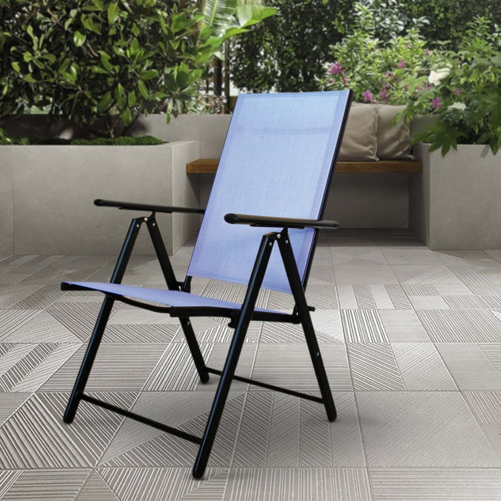 Chaise Relax longue réglable tissu textile pour extérieur Ameublement du jardin