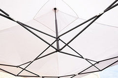 Gazebo A Accordéon Refermable Polyvalent 3x3 Mt EasyFlex De Jardin BLANC