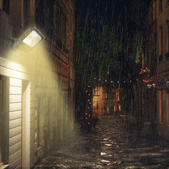 Phare LED 200W Lumière chaude pour extérieur imperméable IP65 avec support
