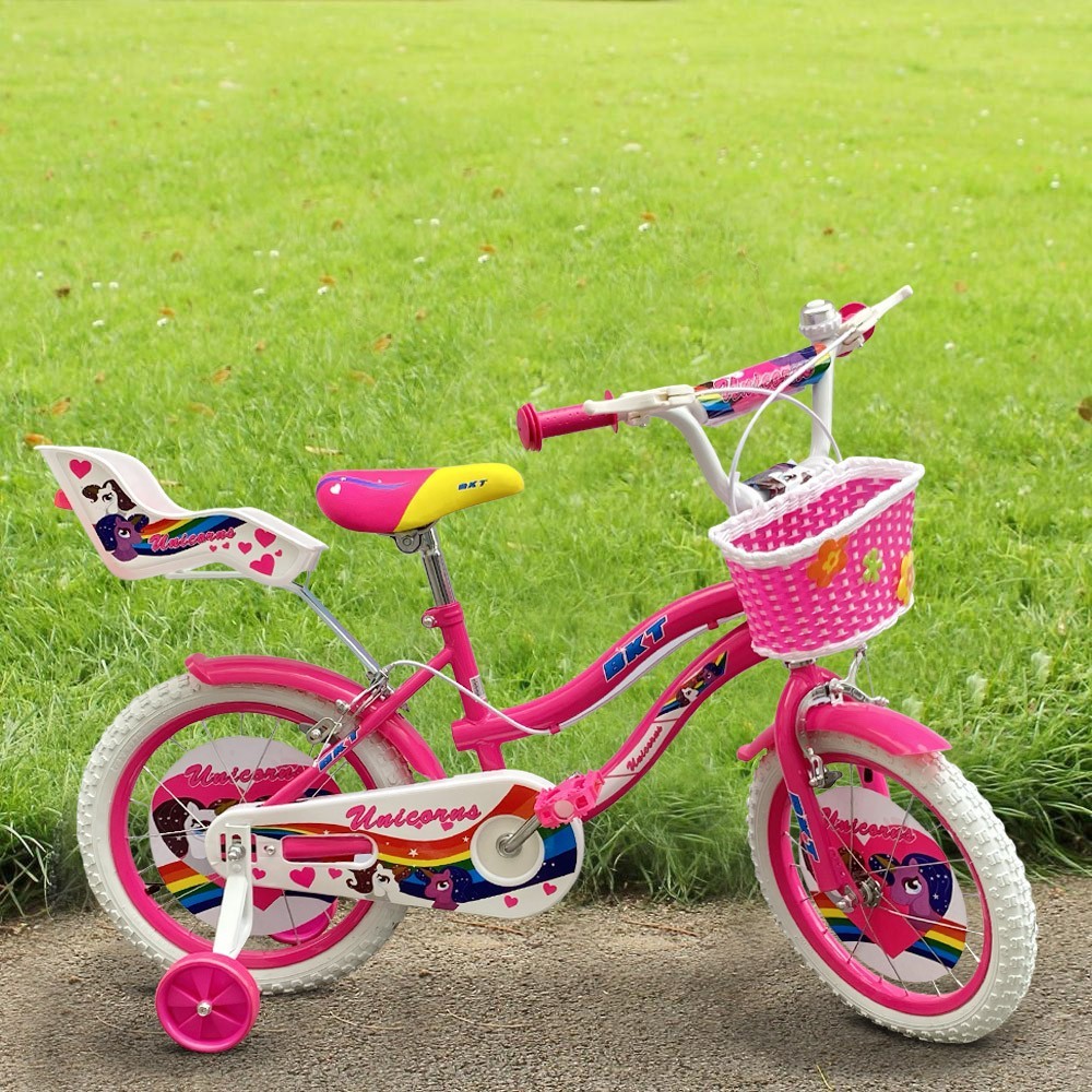 Vélo UNICORNO BKT taille 14 vélos pour enfant de 4 à 6 ans avec roues