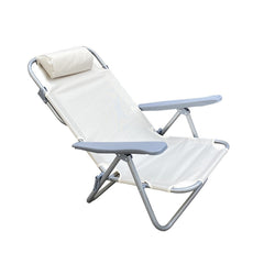 Chaise longue Inclinable Plage FUBUCA Structure en fer avec coussin