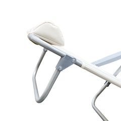 Chaise longue Inclinable Plage FUBUCA Structure en fer avec coussin