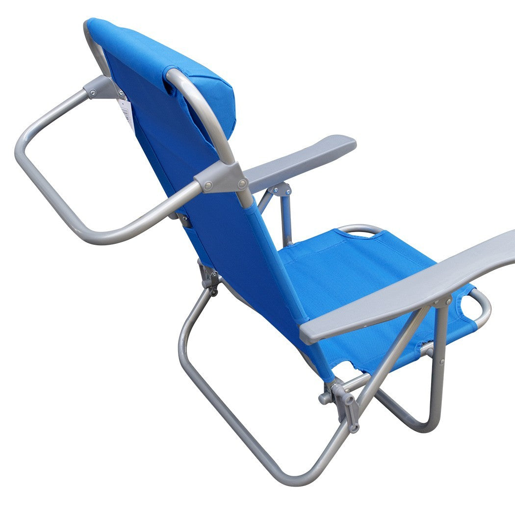 Chaise longue Inclinable Plage FUBUCA Structure en fer avec coussin