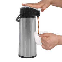Thermos à robinet 240897 Distributeur en acier avec couvercle double mur 1,9L
