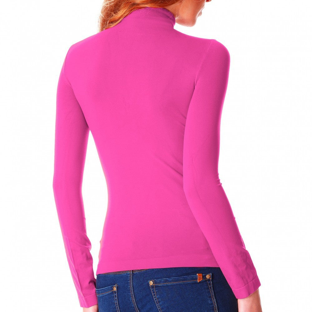 Pull loup demi-cou VKA21 thermique et intérieur molletonné couleurs assorties