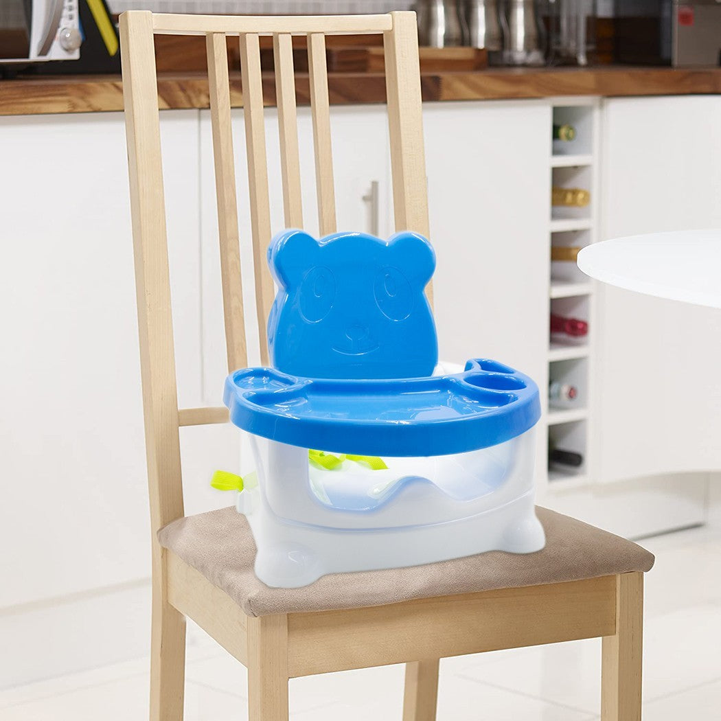 Chaise haute repas Enfants fixation sur table ceinture de sécurité et plateau