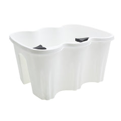 Planteur de balcon rectangulaire art. 120347 plastique polypropylène 37x28x20cm