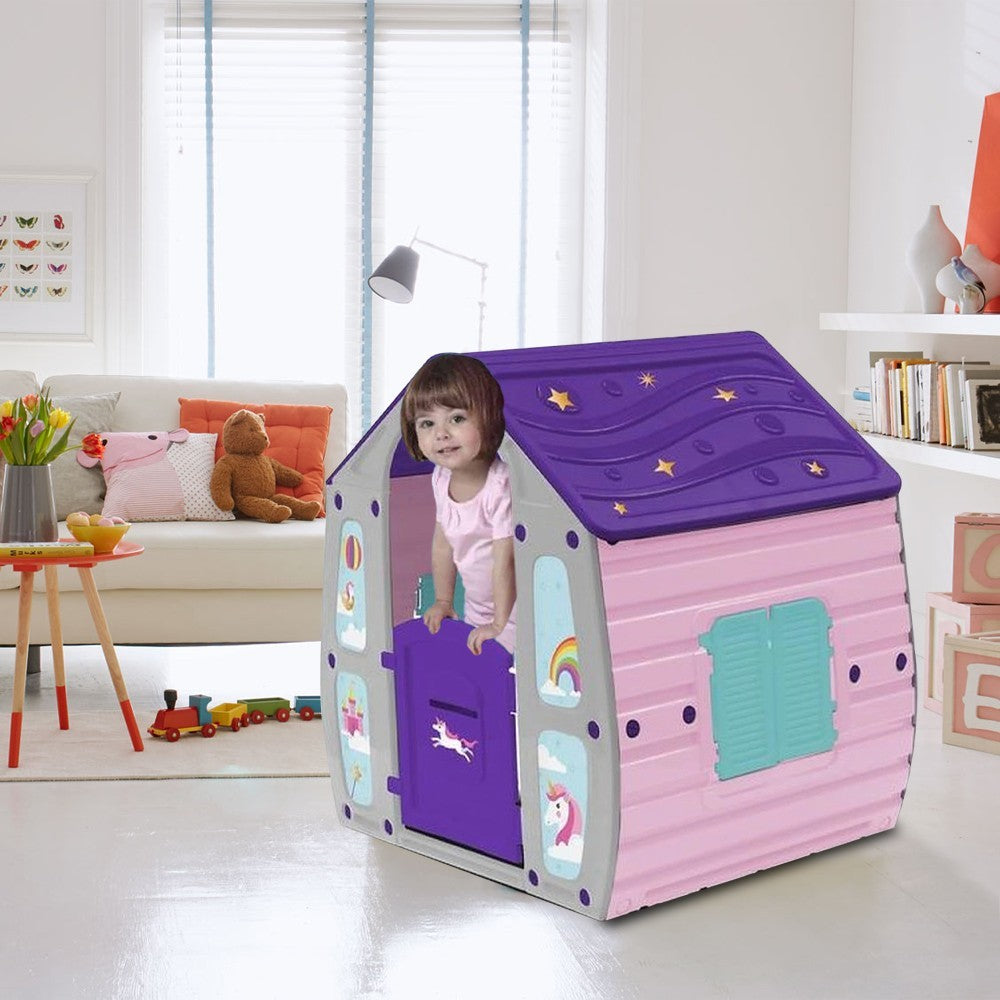 Maison de jardin pour enfants Licorne 562109 Maison de jeu Enfants 102x89xH109