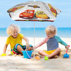 Parasol pour enfants de plage et extérieur 503936 animation Cars 130 cm Voitures