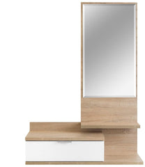 Meuble d’entrée Dahlia avec tiroir et miroir de style moderne 116x81x29 cm
