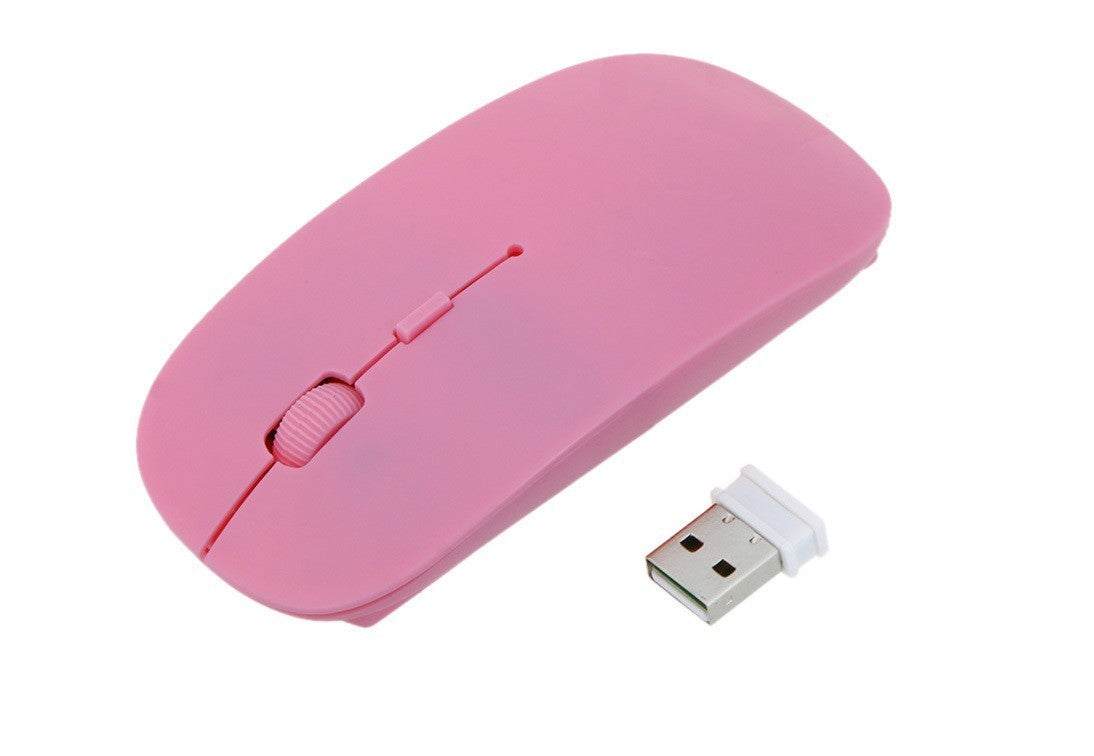 Souris optique PC portable usb sans fil 2,4 GHz fine et de différentes couleurs