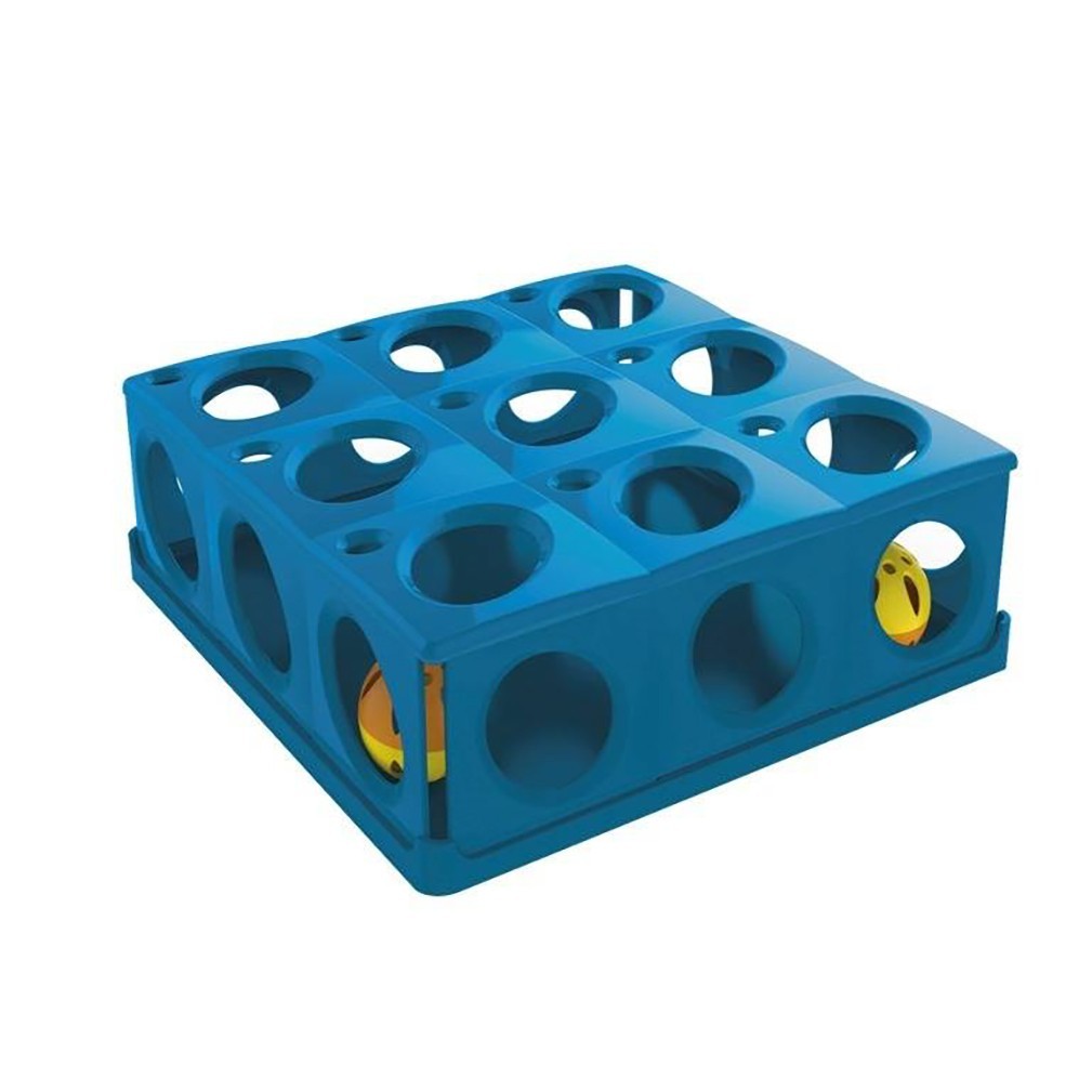 Jeu pour Chats TRICHY 10604 avec 2 Boules en Plastique pour Félins Interactif