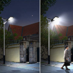 Lampadaire à panneau solaire 294001 capteur de mouvement 400W protection IP67