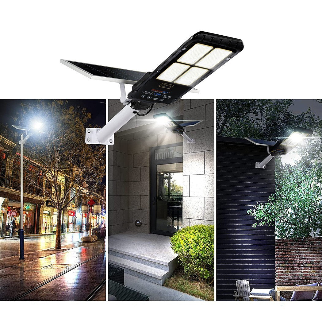 Lampadaire à panneau solaire 294001 capteur de mouvement 400W protection IP67