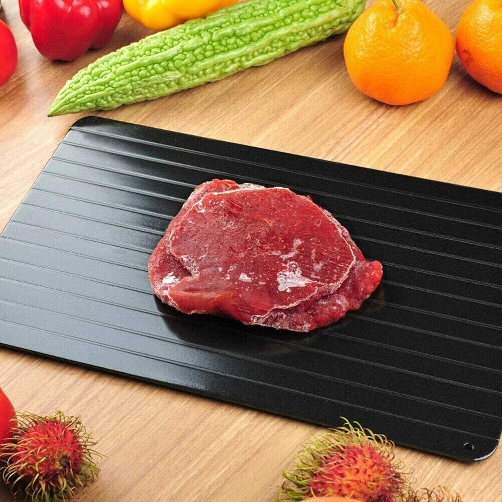 Plateau en aluminium Décongélation rapide 18734 pour aliments congelés 29x20 cm