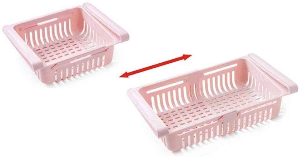 Tiroir Organisateur extensible en plastique multi-utilisation réfrigérateur