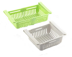 Tiroir Organisateur extensible en plastique multi-utilisation réfrigérateur