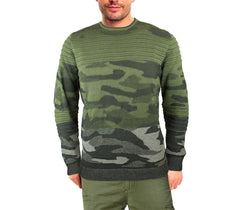 3027 Pull ras du cou BLACK NUMBER pour homme modèle SOLDIER camouflage