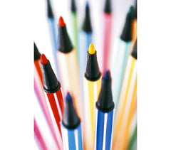 6850-6 Boîte métal de 50 feutres Stabilo Pen 68 trait 1 mm couleurs assorties
