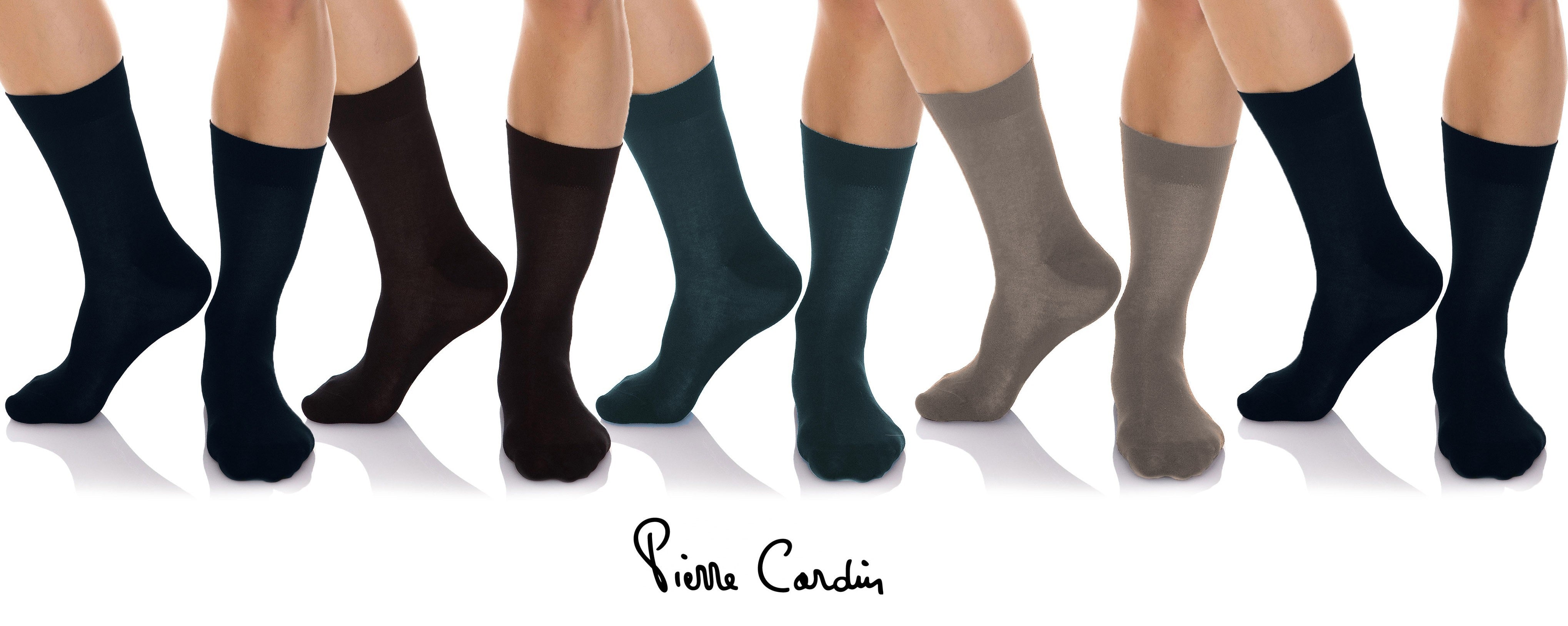 Pack de 5 paires de chaussettes en coton PIERRE CARDIN - homme