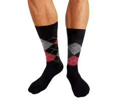 Pack de 6 ou 12 paires de chaussettes en fil d'Ecosse pour hommes -Taille unique