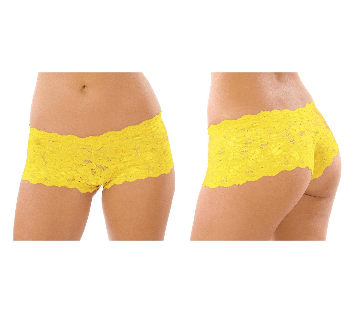 Pack 4 culottes dentelle motif floral - sous-vêtements pour les femmes - NO NAME