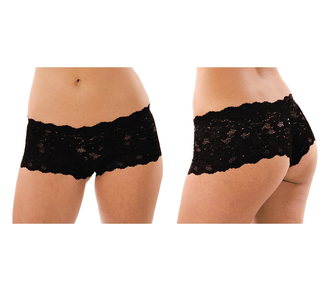 Pack 4 culottes dentelle motif floral - sous-vêtements pour les femmes - NO NAME