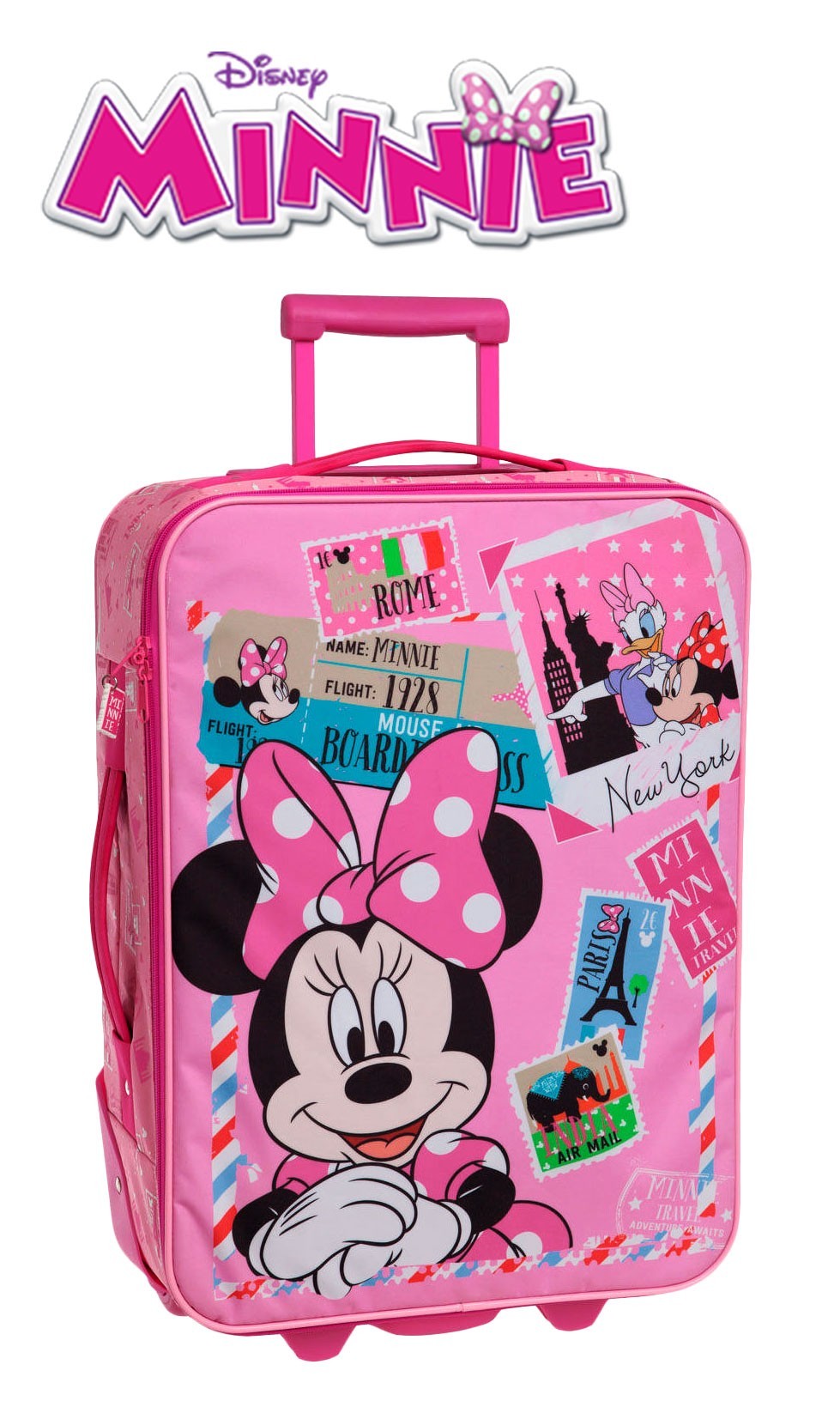 4079151 - Valise de voyage - avec deux roues et poignée réglable 35x55x20cm