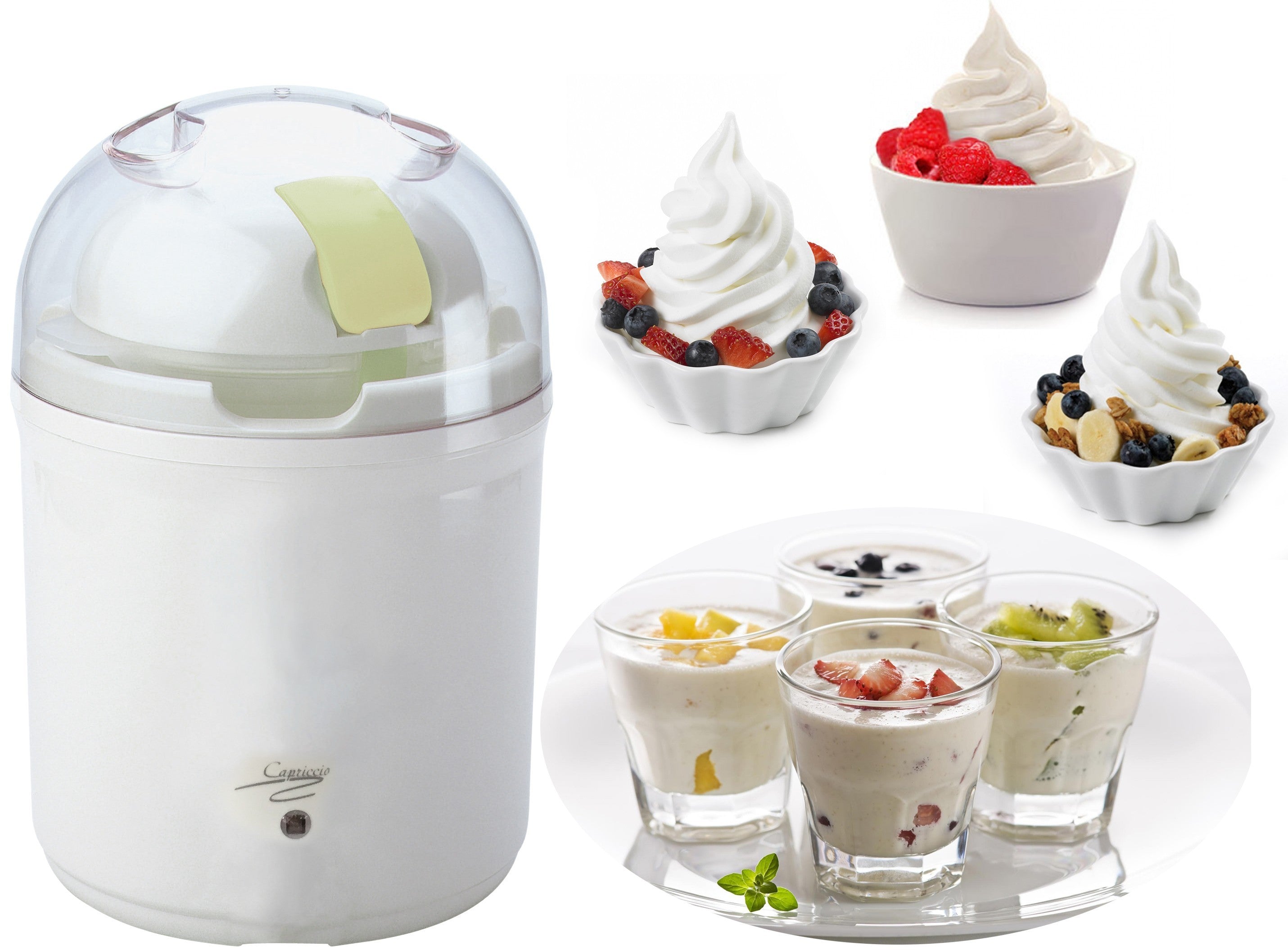 Yaourtière Électrique CAPRICCIO un litre de yaourt frais maison 9 Watt 592500