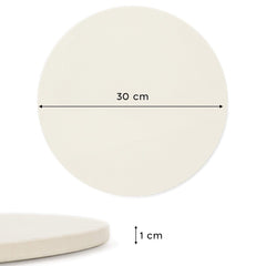 Pierre Réfractaire pour cuisson Pizza Plaque à pâtisserie avec base ronde Ø30 cm